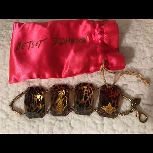 Betsey Johnson Leopard Bracelet